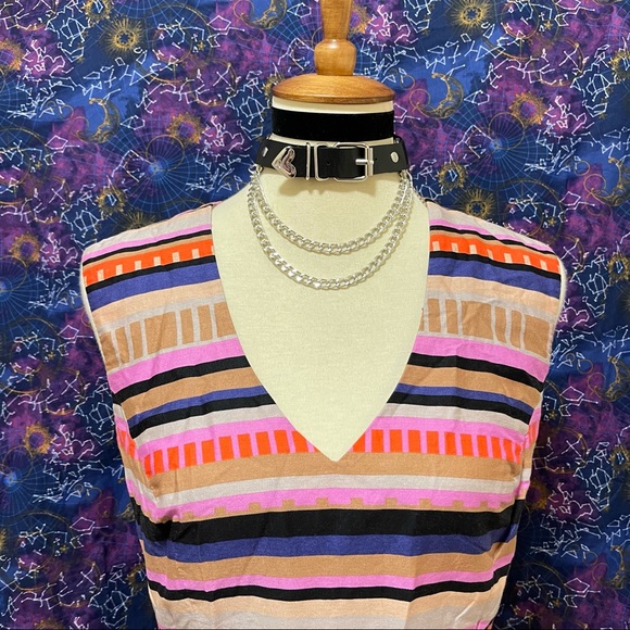 🌈 Lovely colorful striped dress - Picture 3 of 11